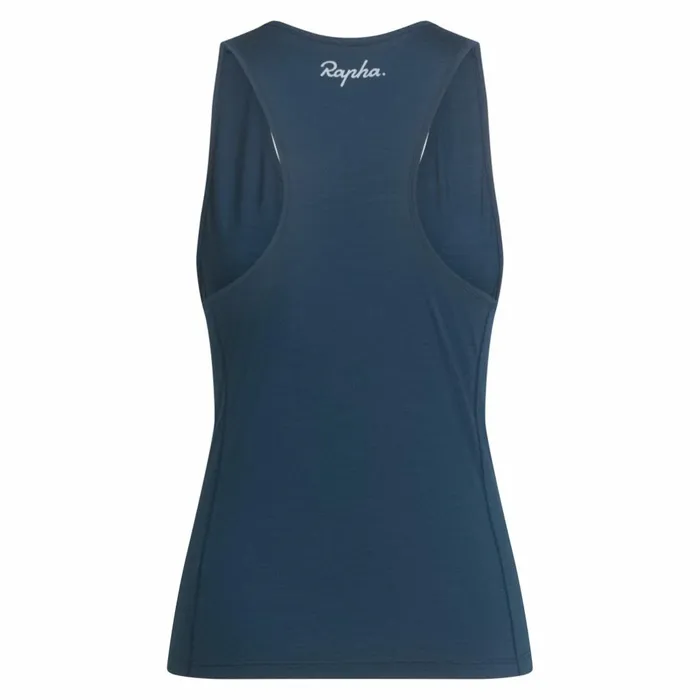 Women Trail Merino Tank Deep Blueblack Rapha Archive
