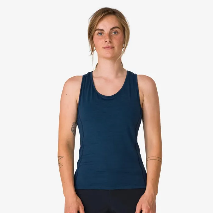 Women Trail Merino Tank Deep Blueblack Rapha Archive