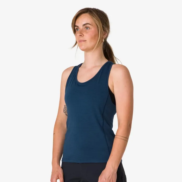 Women Trail Merino Tank Deep Blueblack Rapha Archive
