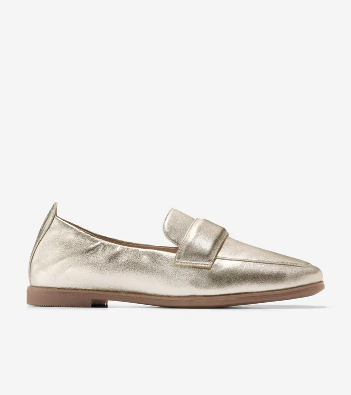 Women Trinnie Soft Loafers Soft Gold Cole Haan Loafers and Drivers