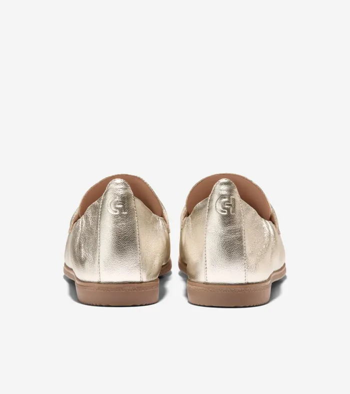 Women Trinnie Soft Loafers Soft Gold Cole Haan Loafers and Drivers