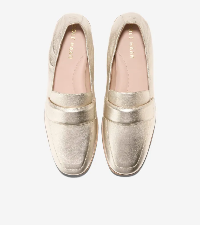 Women Trinnie Soft Loafers Soft Gold Cole Haan Loafers and Drivers