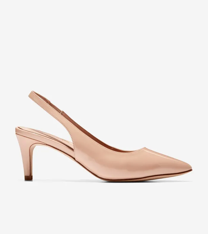 Women Vandam Sling Back Pumps Brush Patent Cole Haan Heels and Pumps