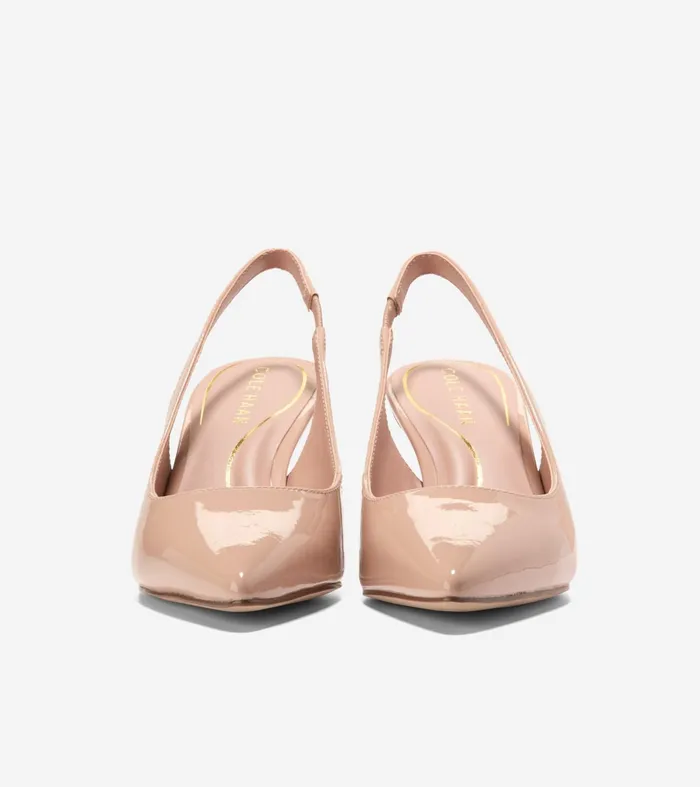 Women Vandam Sling Back Pumps Brush Patent Cole Haan Heels and Pumps