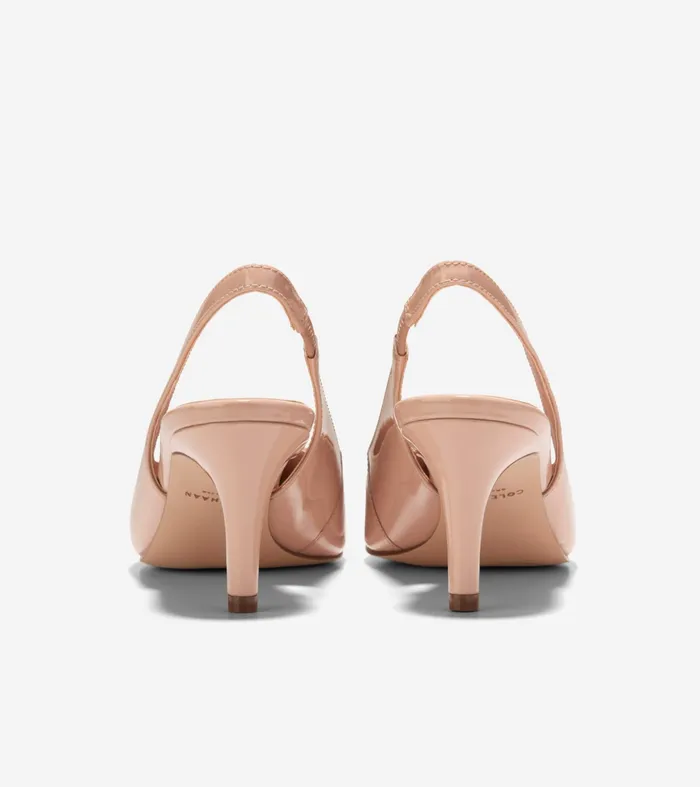 Women Vandam Sling Back Pumps Brush Patent Cole Haan Heels and Pumps