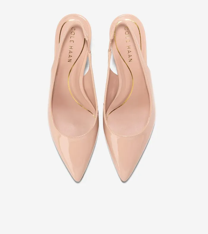 Women Vandam Sling Back Pumps Brush Patent Cole Haan Heels and Pumps