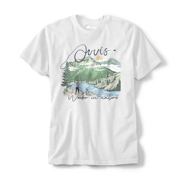 Women Women039s Wonder In Nature Tee White Orvis Shirts