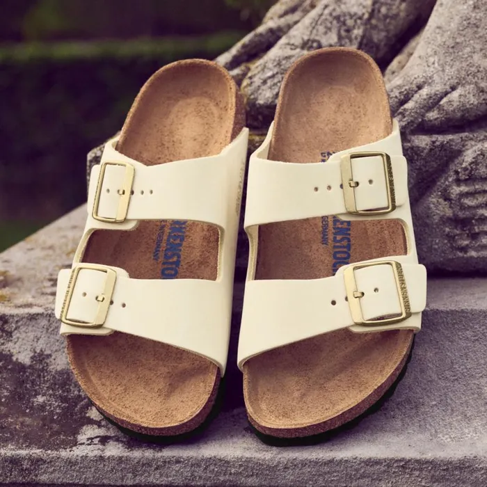 Women Womenrsquos Birkenstockreg Arizona Soft Footbed Ecru Nubuck Ecru Cd Orvis Sandals
