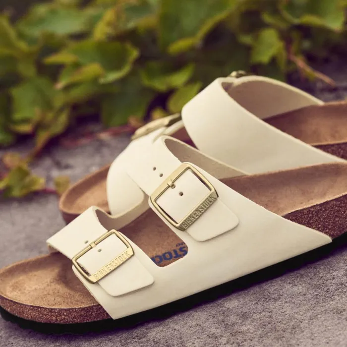 Women Womenrsquos Birkenstockreg Arizona Soft Footbed Ecru Nubuck Ecru Cd Orvis Sandals