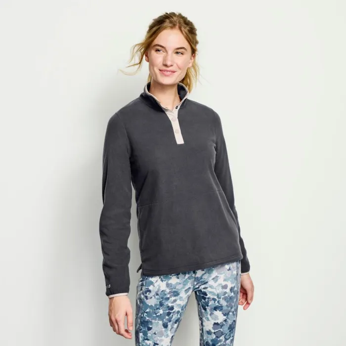 Women Womenrsquos Hill Country Microfleece QuarterSnap Carbon Orvis Fleece