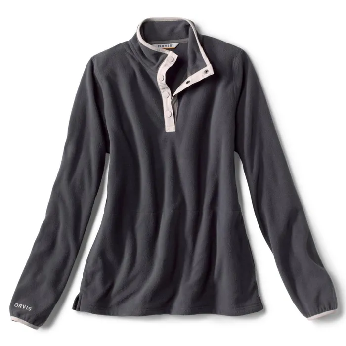 Women Womenrsquos Hill Country Microfleece QuarterSnap Carbon Orvis Fleece
