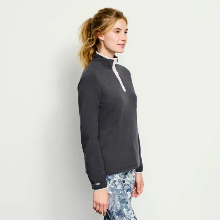 Women Womenrsquos Hill Country Microfleece QuarterSnap Carbon Orvis Fleece