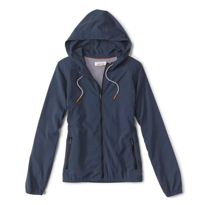 Women Womenrsquos Open Air Caster Hooded ZipUp Jacket Carbon Orvis Shirts