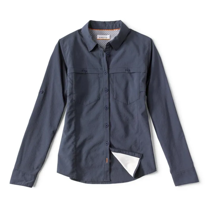 Women Womenrsquos Open Air Caster LongSleeved Shirt Carbon Orvis Shirts