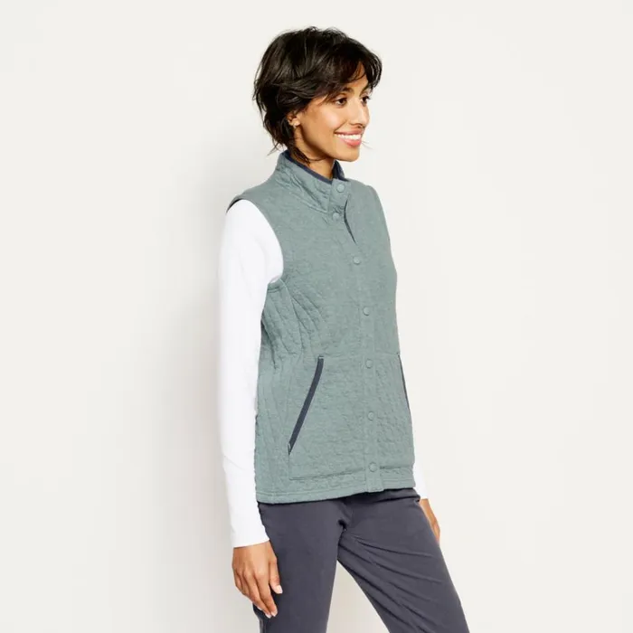 Women Womenrsquos Outdoor Quilted Vest Forest Orvis Sweatshirts