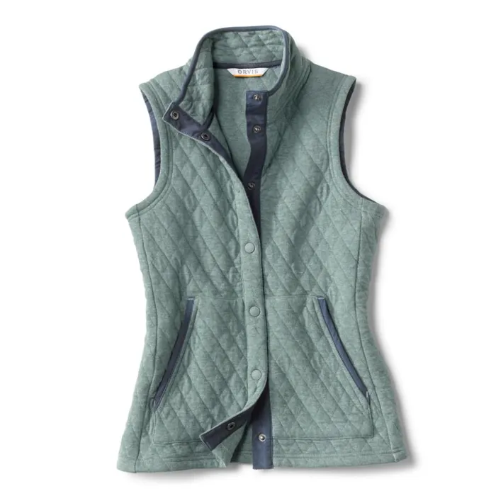 Women Womenrsquos Outdoor Quilted Vest Forest Orvis Sweatshirts
