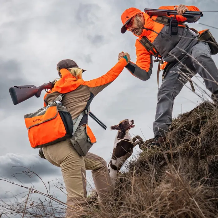 Women Womenrsquos PRO LT Softshell Hoodie Blaze Orange Orvis Jackets