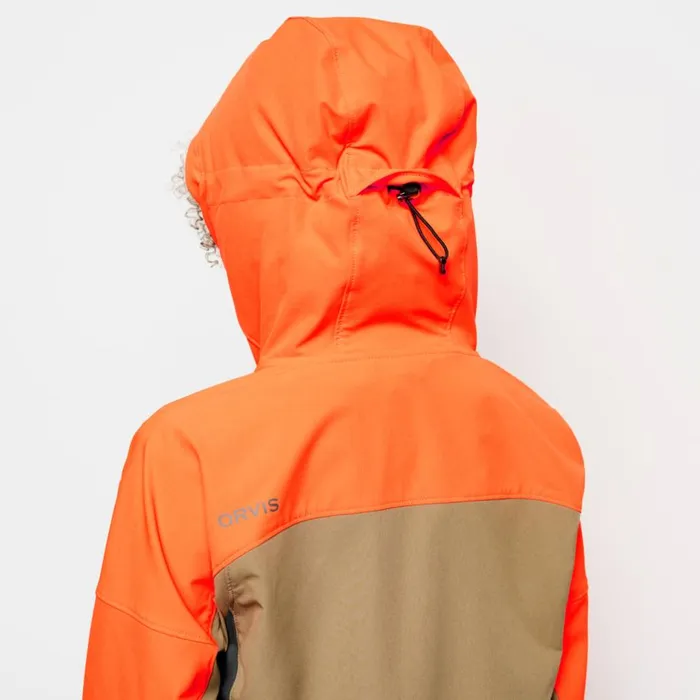 Women Womenrsquos PRO LT Softshell Hoodie Blaze Orange Orvis Jackets