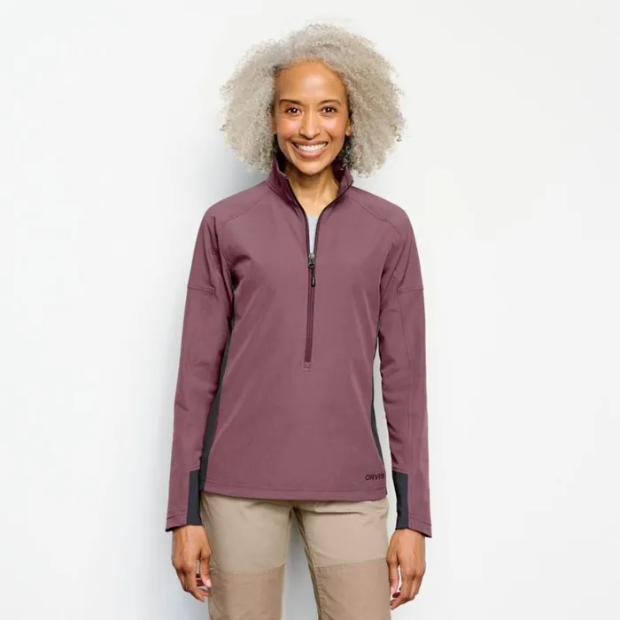 Women Womenrsquos PRO LT Softshell Pullover Huckleberry Orvis Jackets