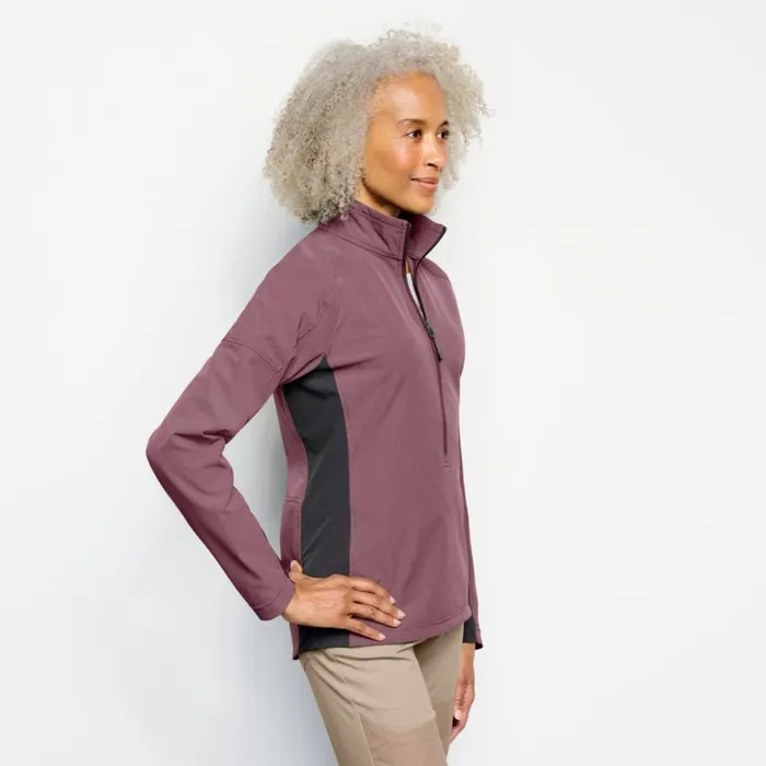 Women Womenrsquos PRO LT Softshell Pullover Huckleberry Orvis Jackets