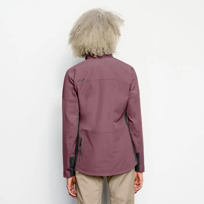 Women Womenrsquos PRO LT Softshell Pullover Huckleberry Orvis Jackets