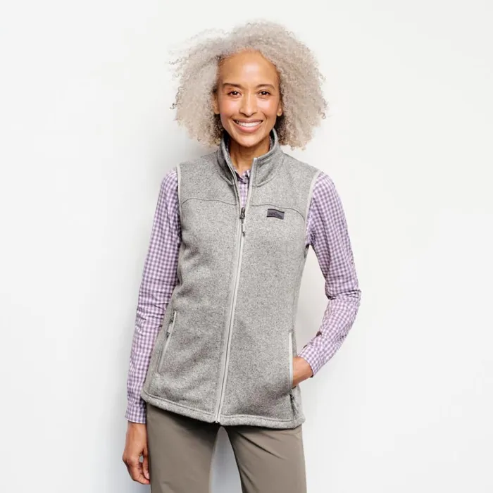 Women Womenrsquos R65trade Sweater Fleece Vest Gray Orvis Jackets