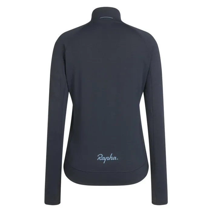 Women Womens Explore Zip Neck Pullover Graystone Eclipsedark Greydark Navylint Aloe Washpale Greendark Green Rapha Archive