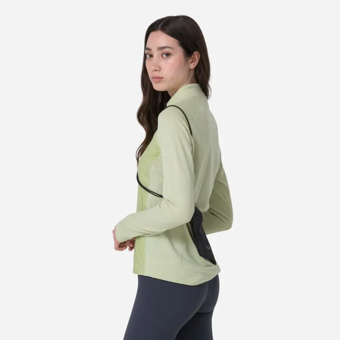 Women Womens Explore Zip Neck Pullover Graystone Eclipsedark Greydark Navylint Aloe Washpale Greendark Green Rapha Archive