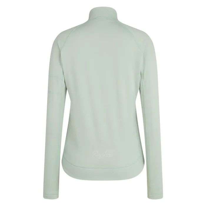Women Womens Explore Zip Neck Pullover Graystone Eclipsedark Greydark Navylint Aloe Washpale Greendark Green Rapha Archive