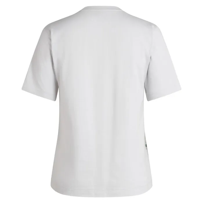 Women Womens Logo TShirt Light Greypale Green Rapha Archive