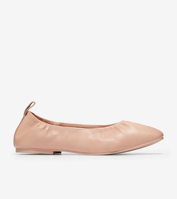 Women York Soft Ballet Nude Cole Haan Flats and SlipOns