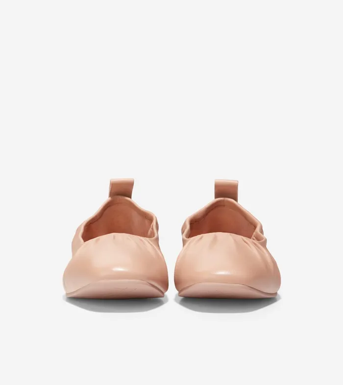 Women York Soft Ballet Nude Cole Haan Flats and SlipOns
