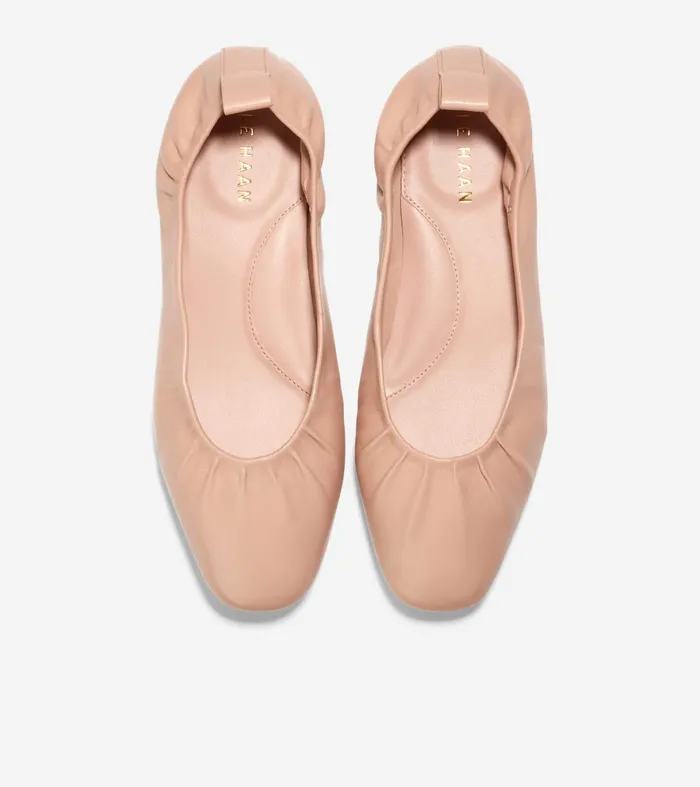 Women York Soft Ballet Nude Cole Haan Flats and SlipOns