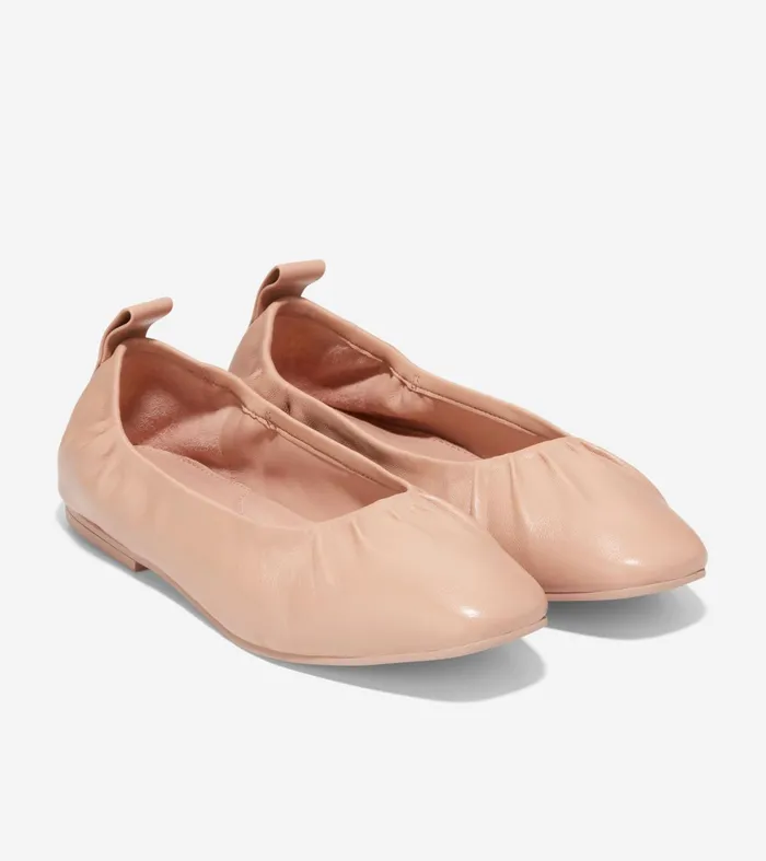 Women York Soft Ballet Nude Cole Haan Flats and SlipOns