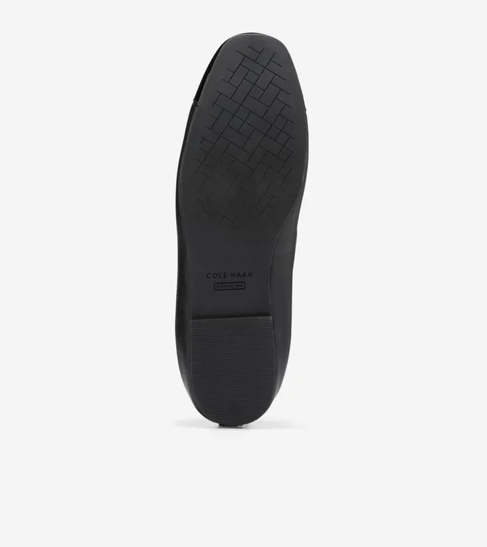 Women Yvette Ballet Flats Black Cole Haan Flats and SlipOns