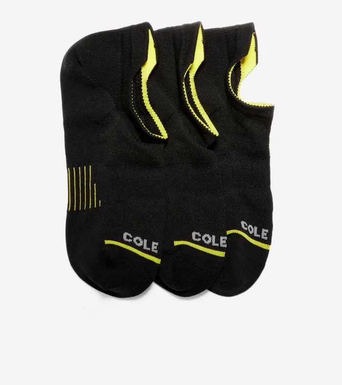 Women ZEROslashGRAND 3Pair Liner Socks Black Cole Haan Socks