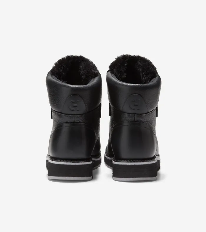 Women ZEROslashGRAND Explore Upstate Waterproof Hiker Boots Black Cole Haan Boots