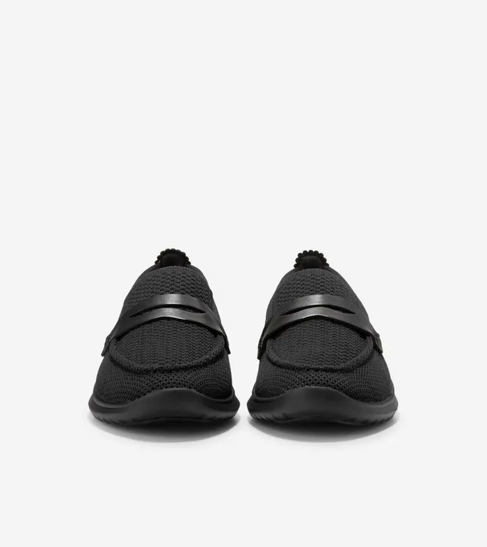 Women ZEROslashGRAND Meritt Loafers Black Stitchliteandtrade Cole Haan Loafers and Drivers