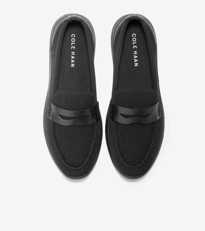 Women ZEROslashGRAND Meritt Loafers Black Stitchliteandtrade Cole Haan Loafers and Drivers
