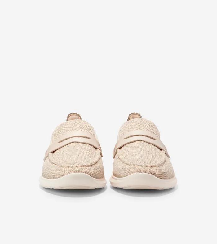 Women ZEROslashGRAND Meritt Loafers Gold Stitchliteandtradesandollar Cole Haan Loafers and Drivers