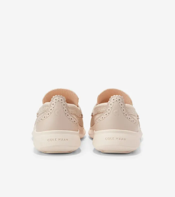 Women ZEROslashGRAND Meritt Loafers Gold Stitchliteandtradesandollar Cole Haan Loafers and Drivers
