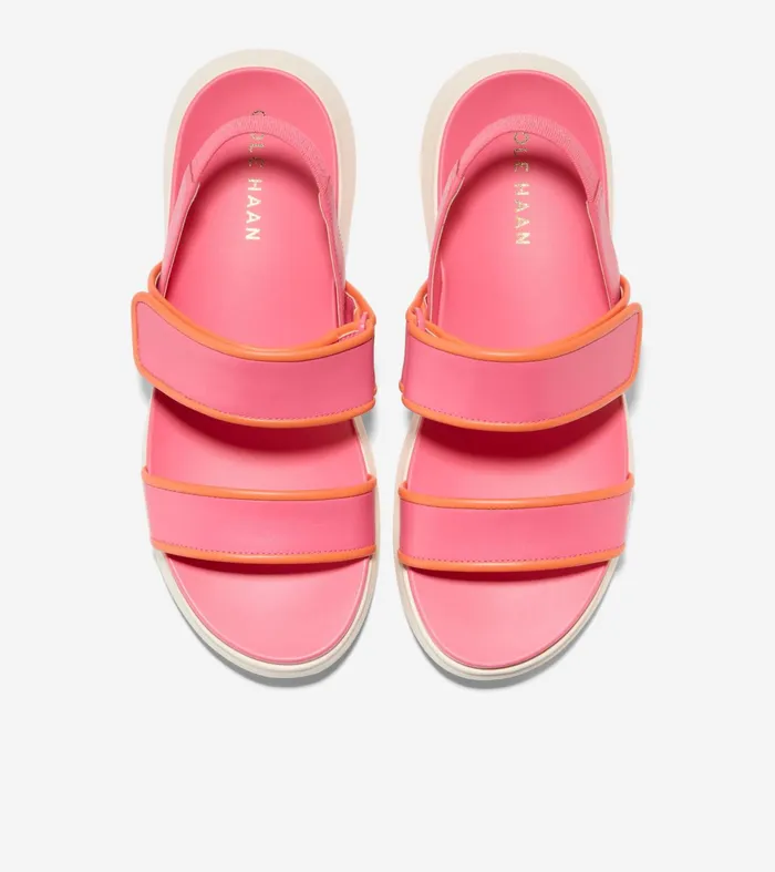 Women ZEROslashGRAND Meritt Sandals Camellia Rosenasturtium Orangeivory Cole Haan Sandals