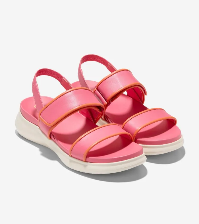 Women ZEROslashGRAND Meritt Sandals Camellia Rosenasturtium Orangeivory Cole Haan Sandals