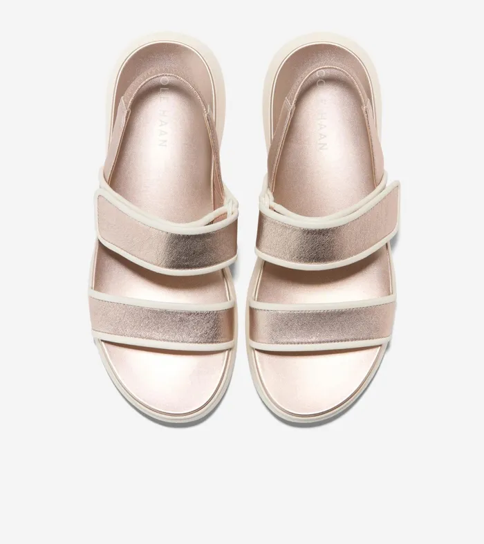 Women ZEROslashGRAND Meritt Sandals Rose Goldivory Cole Haan Sandals