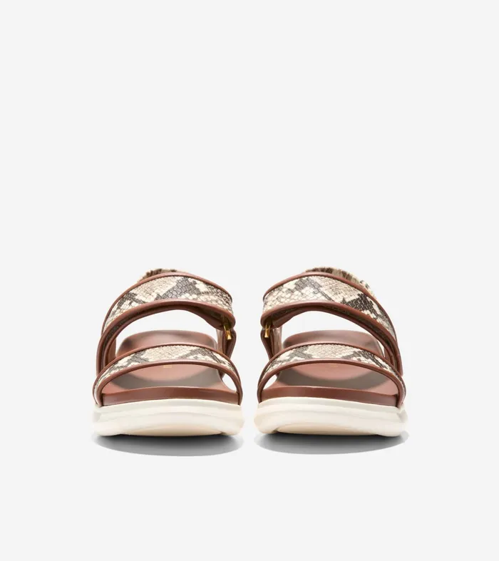 Women ZEROslashGRAND Meritt Sandals Sandollar Snake Printbirch Cole Haan Sandals