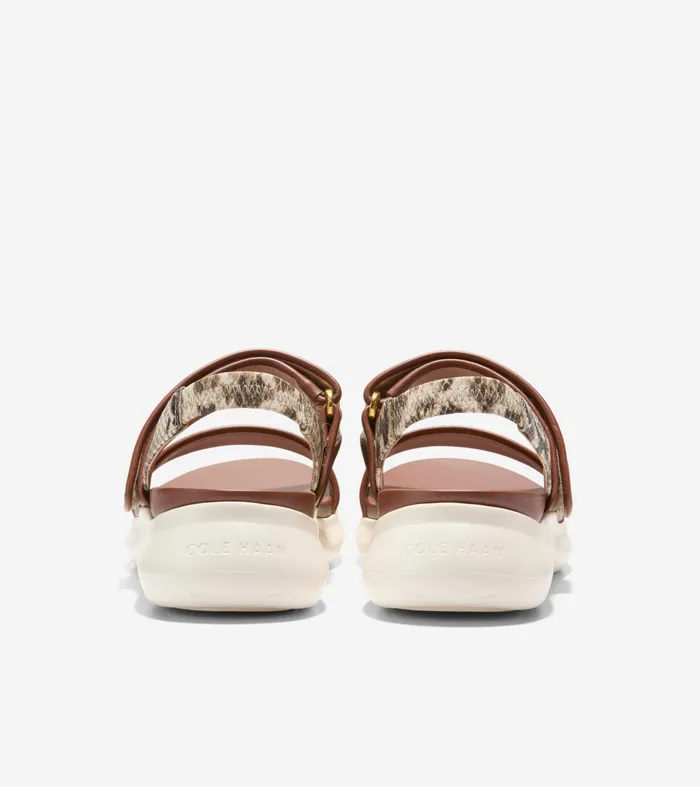 Women ZEROslashGRAND Meritt Sandals Sandollar Snake Printbirch Cole Haan Sandals