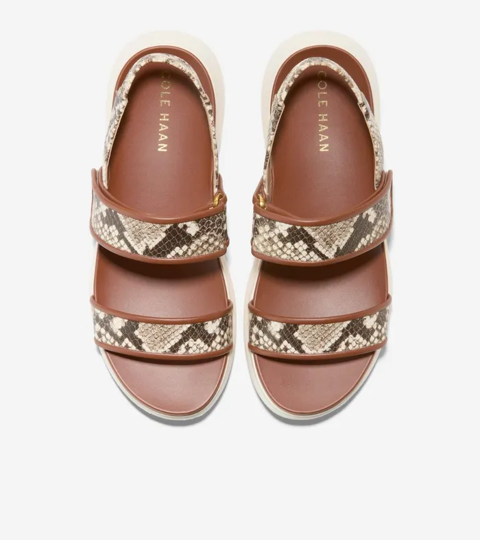 Women ZEROslashGRAND Meritt Sandals Sandollar Snake Printbirch Cole Haan Sandals