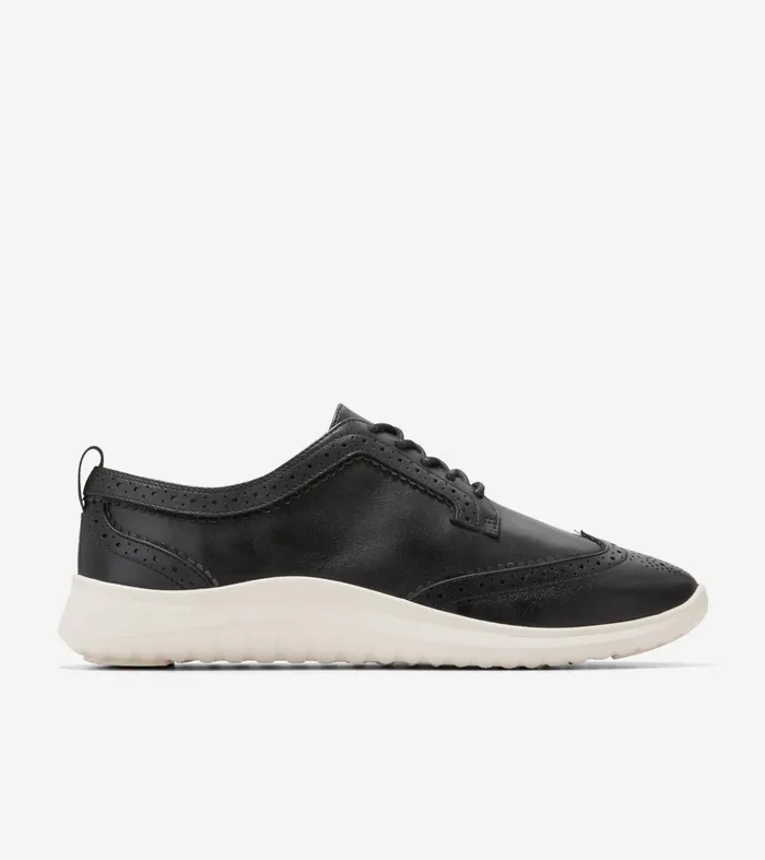 Women ZEROslashGRAND Meritt Wingtip Oxfords Black Cole Haan Oxfords