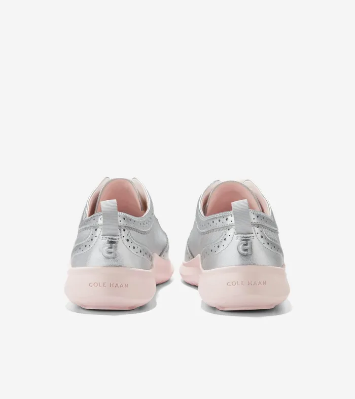 Women ZEROslashGRAND Meritt Wingtip Oxfords Silver Talcaprimrose Punk Cole Haan Oxfords