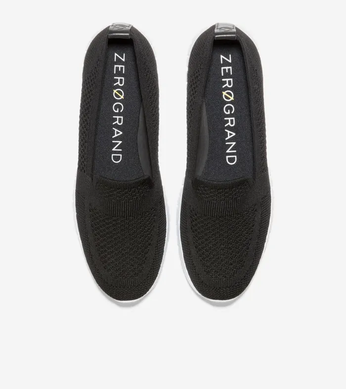 Women ZEROslashGRAND Stitchlitetrade SlipOn Loafer Black Stitchliteandtrade Cole Haan Loafers and Drivers